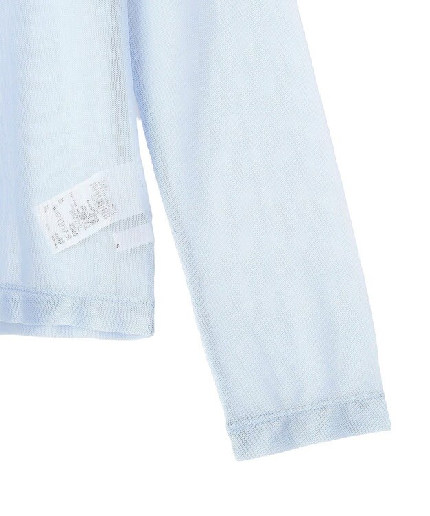 CRAFT STANDARD BOUTIQUE シアーメッシュロングスリーブインナー Light Blue