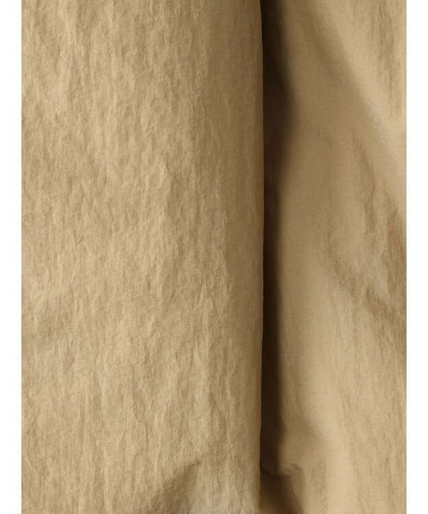 Green Parks ライト中わたノーカラーブルゾン Beige