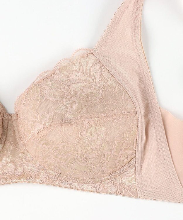 Wing ノンワイヤーブラ 脇胸すっきり 背中の段差がつきにくい フルカップ NB3503 ウイング／ワコール ベージュ