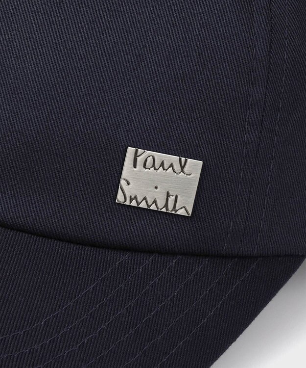 Paul Smith Cropped Logo プレート キャップ ネイビー