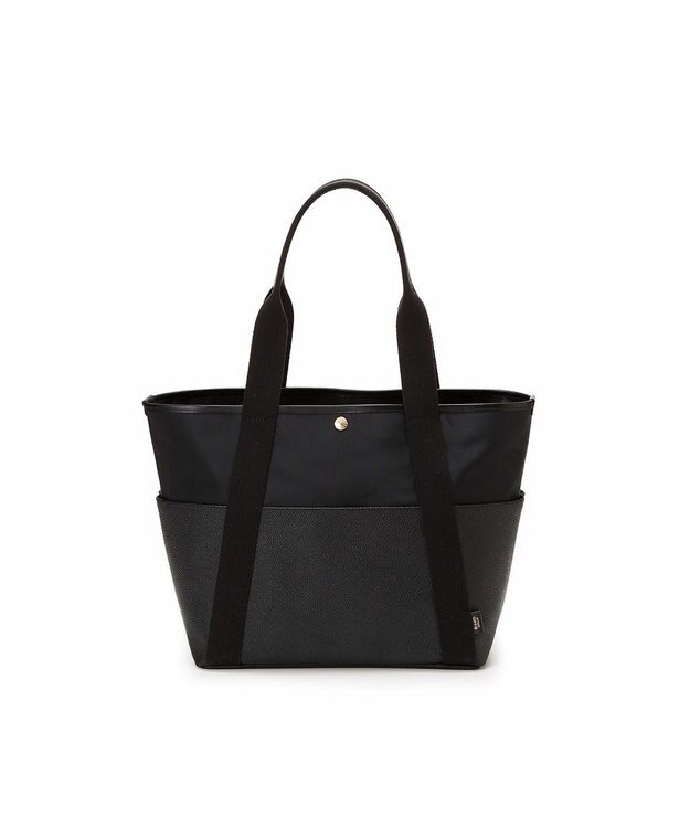 TOPKAPI 【Breath TOPKAPI】【TOPKAPI × 藤本美貴さんコラボ】スコッチグレイン 10ポケット トートバッグ L/マザーズバッグ/撥水 ブラック