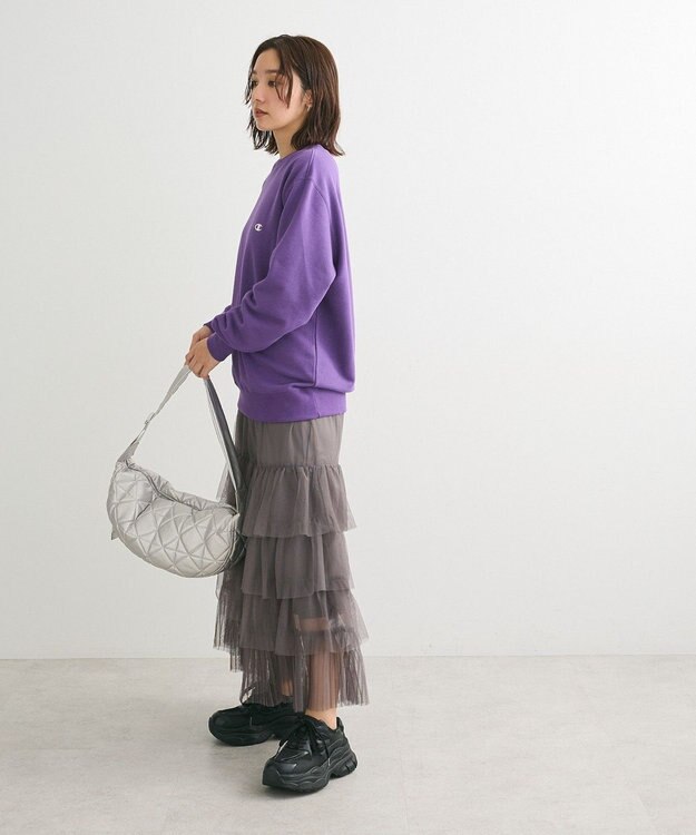 Green Parks ■Ｃｈａｍｐｉｏｎ　クルーネックスウェット Purple