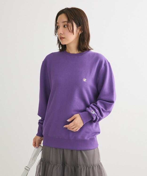 Green Parks ■Ｃｈａｍｐｉｏｎ　クルーネックスウェット Purple