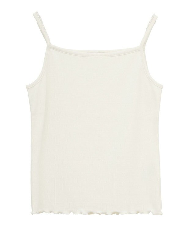 earth music&ecology パールストラップキャミソール Ivory