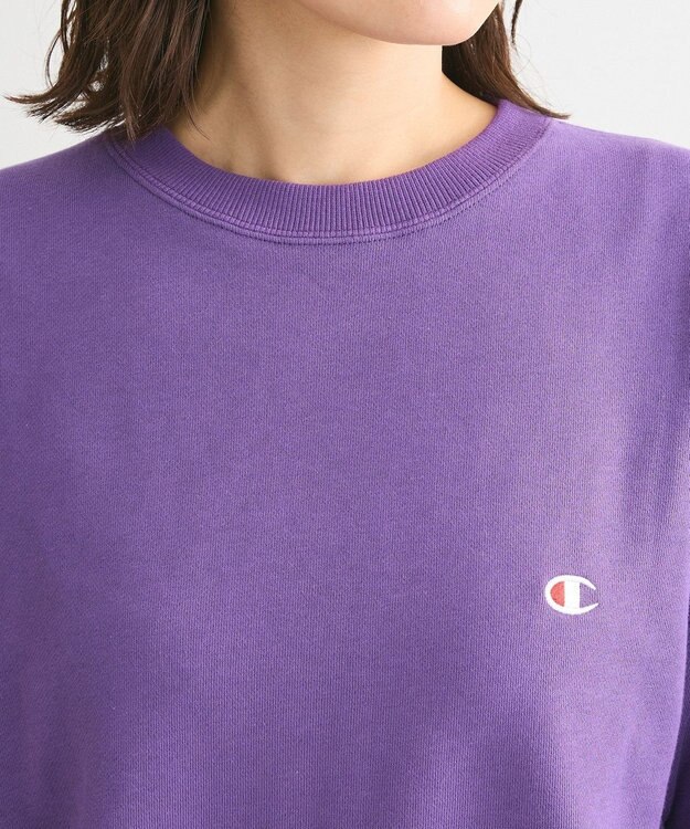 Green Parks ■Ｃｈａｍｐｉｏｎ　クルーネックスウェット Purple