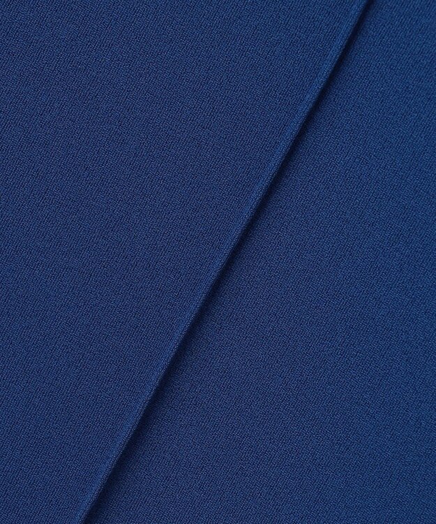 uncrave ジョーゼットダブルジャージー フレアパンツ ブルー