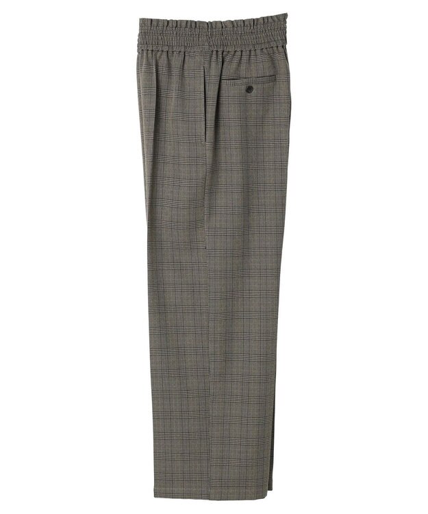 AMERICAN HOLIC ウエストイージーストレートパンツ Check Black