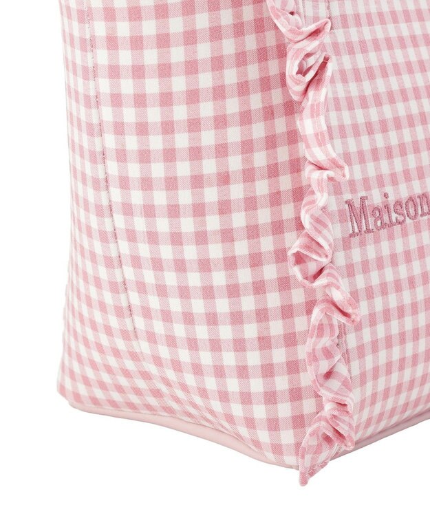 Maison de FLEUR ギンガムフリル2Wayバッグ Pink