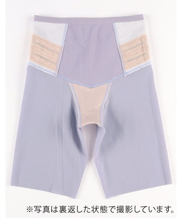 WACOAL ガードル 【肌リフト】 下半身のたるみをリフトアップ スリムなシルエット ロング丈 一枚ばき可能 Qサイズまで対応 大きいサイズ レディース GRC424 /ワコール ラズベリー