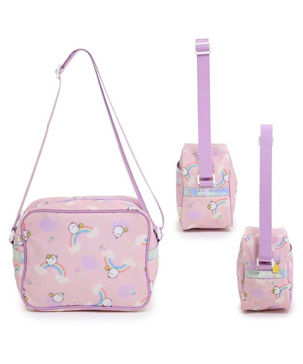 Mother garden 【2/15(日)で販売終了】 マザーガーデン MOLANG モラン 子供用 ショルダーバッグ 虹柄 通園バッグ 0