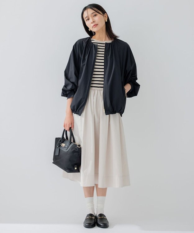 23区 LIMONTA ナイロン2WAY トートバッグ ブラック系