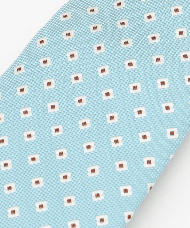 J.PRESS MEN 【VINTAGE JACQUARD COLLECTION】小紋柄 ネクタイ サックスブルー系8