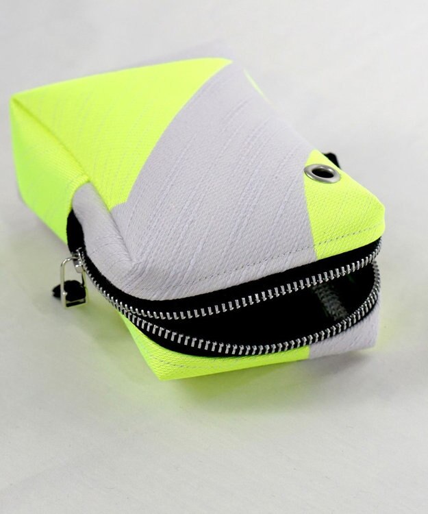 POLS SQUAREポーチ イエロー