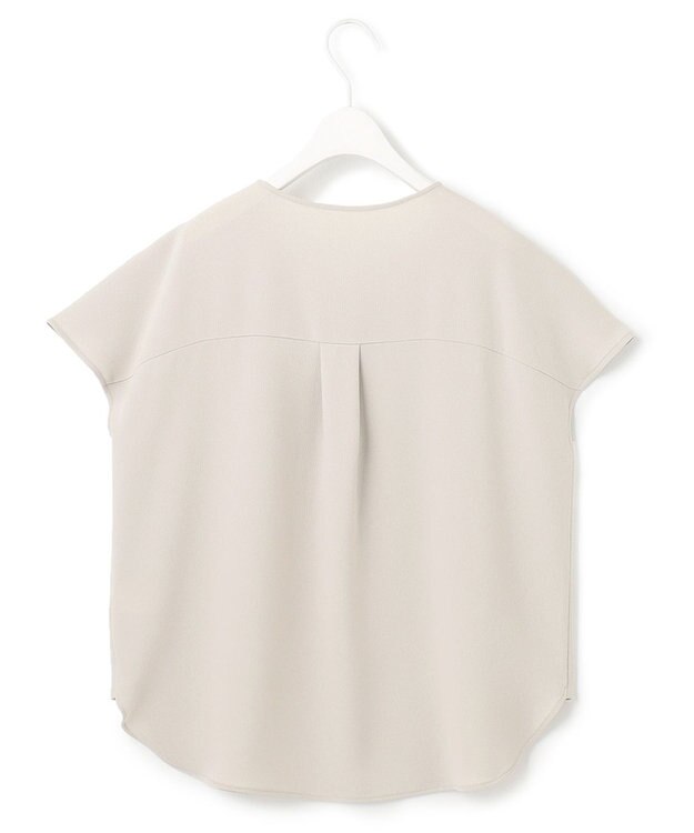 ICB L 【WEB限定・洗える】BackSatinGeorgette ブラウス ベージュ系