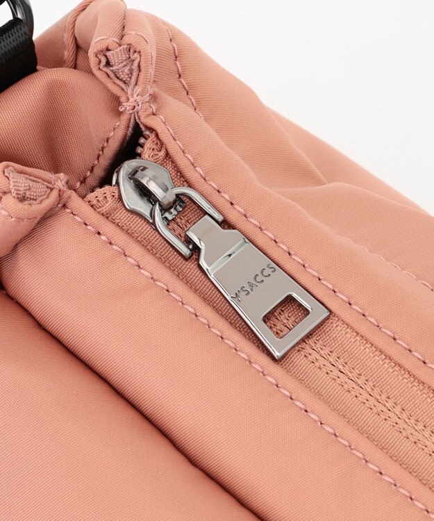 Y'SACCS 【Y’SACCS vous et】フロントファスナーショルダー ピンクベージュ