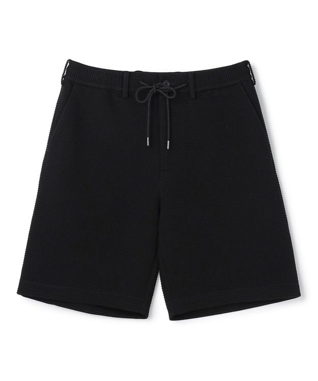 JOSEPH HOMME 【オリジナル素材】 ライトタックジャージー ドロスト付ショートパンツ / BERMUDA ブラック系