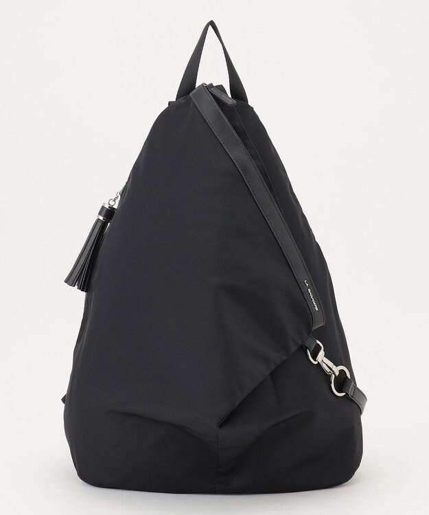 LA BAGAGERIE トライアングルリュックサック ブラック