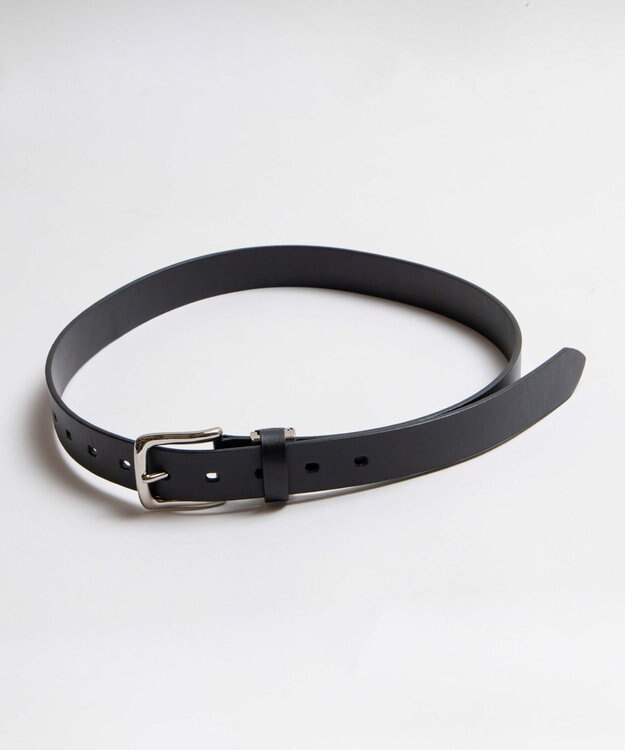 WEGO フェイクレザープレーンベルト ブラック