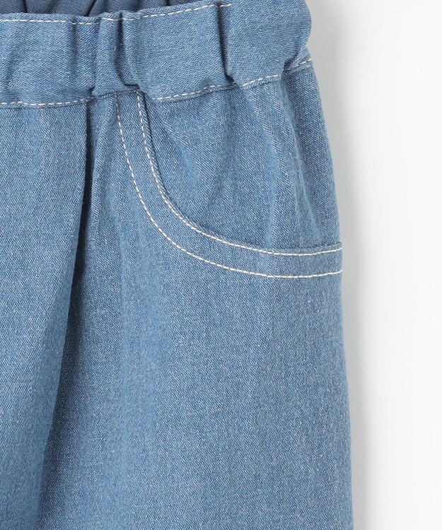 ANY KIDS デニムワイドパンツ ブルー