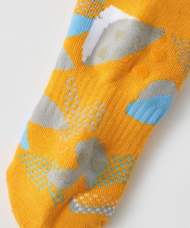 FILA GOLF／marie claire 【FILA GOLF】リゾート柄スニーカー丈ソックス イエロー