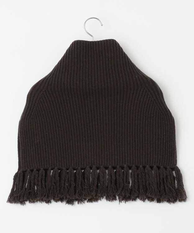 #Newans カシミヤブレンドバルキースヌードベスト ダークブラウン系