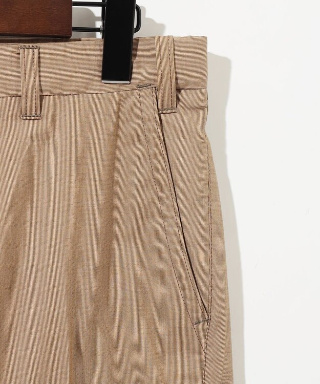 JOSEPH ABBOUD 【ウエストも伸びる!/ストレッチ/軽量/Eco撥水】マイクロピケストレッチ パンツ キャメル系7