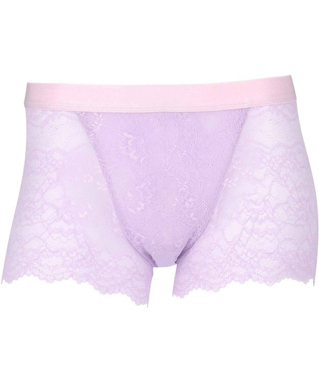 WACOAL MEN WACOAL MEN 【レースボクサー】 ボクサーパンツ ユニセックス 通気性 スカラ始末(裾部分) マチ部分の肌側は綿素材 レディース メンズ WT8822 /ワコールメン パープル