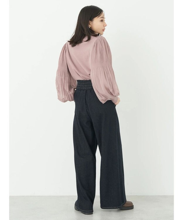 earth music&ecology マジョリカニットプルオーバー Pink Beige