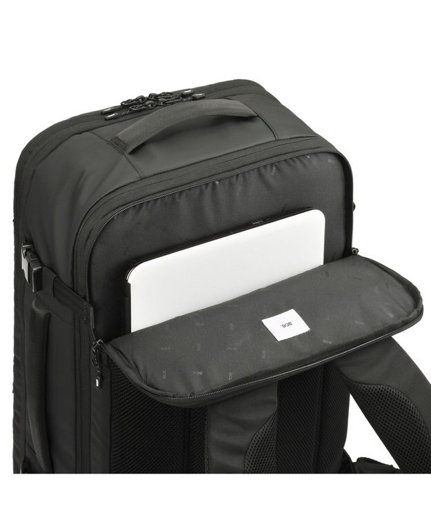 ACE BAGS & LUGGAGE 【雑誌掲載】 【真空圧縮】 ace. スペースオプト リュックサック B4サイズ 15.6インチPC 17902 エース ブラック