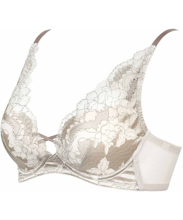 WACOAL 【重力ケアブラ】 ノンワイヤーブラ バストを重力から守る まる胸をキープ ラクなつけごこち Gカップまで対応 大きいサイズ レディース BXB194 /ワコール ブラウン