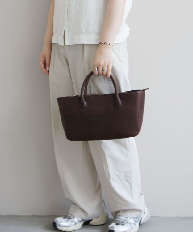 TIDEWAY Niks  ワイドトートバッグ ブラウン