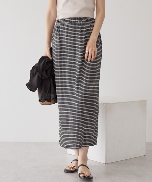 AMERICAN HOLIC アソートシャーリングタイトスカート Check