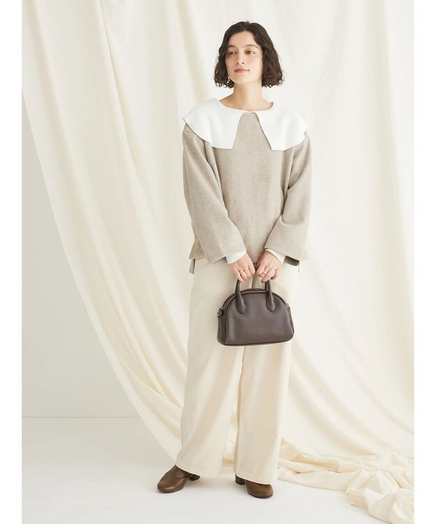 CRAFT STANDARD BOUTIQUE 圧縮ニットソープルオーバー Beige