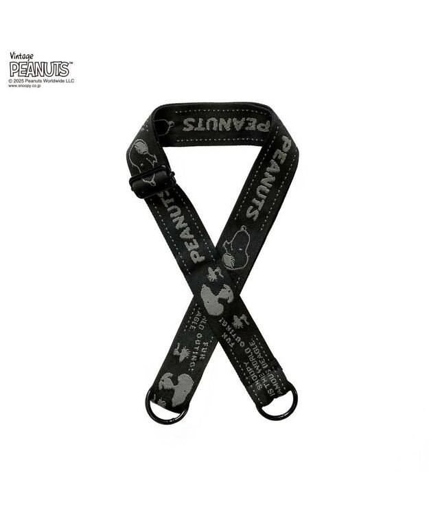 ROOTOTE 8454【スヌーピー】IP.ミディアム.パデット.ピーナッツ-0S 01：シャイニーブラック