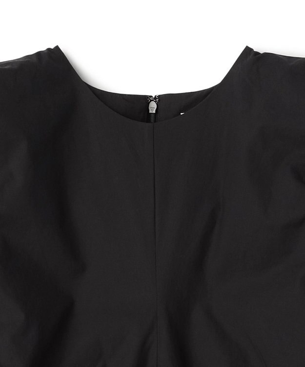 BEIGE， MALLOW / コットンタック バルーンスリーブドレス Black