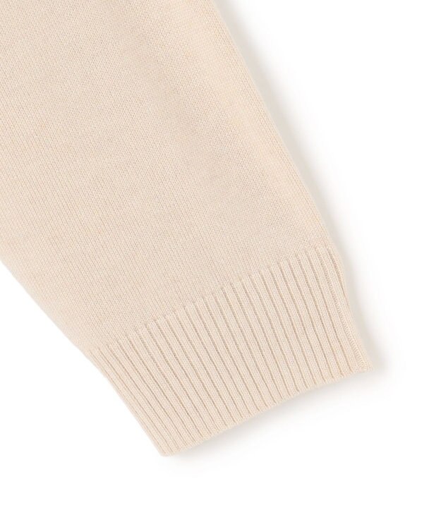 J.PRESS YORK STREET 【UNISEX】ハイゲージライン カーディガン アイボリー系