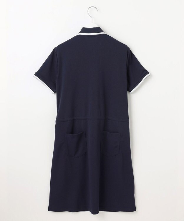 23区GOLF 【WOMEN】ストレッチポロワンピース ネイビー系