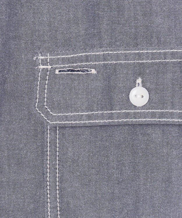 J.PRESS YORK STREET 【UNISEX】シャンブレーワークシャツ サックスブルー系