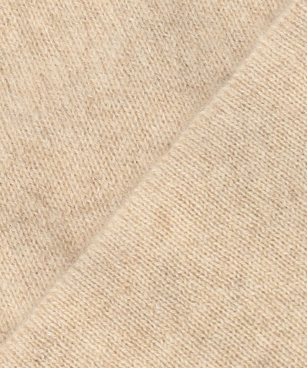 自由区 【洗える】ピュアカシミヤミルド ボートネック プルオーバー ベージュ系