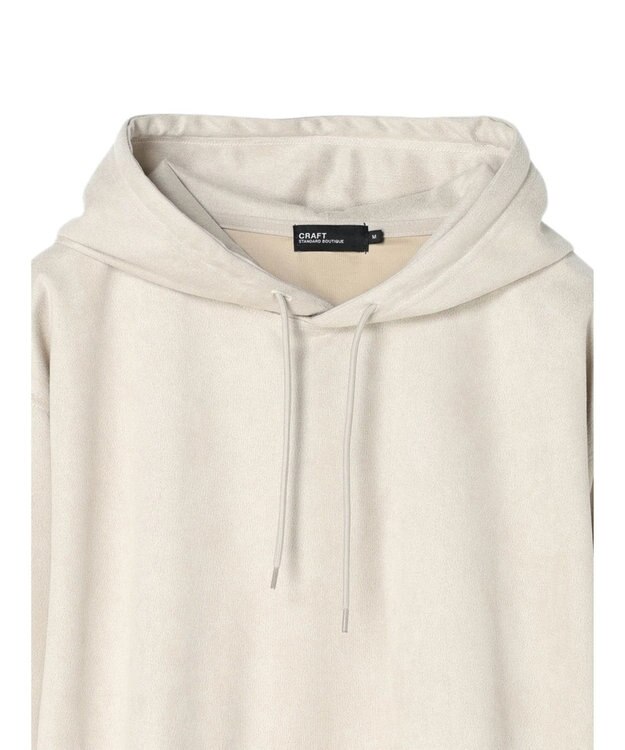 CRAFT STANDARD BOUTIQUE フェイクスエードプルパーカー Ivory
