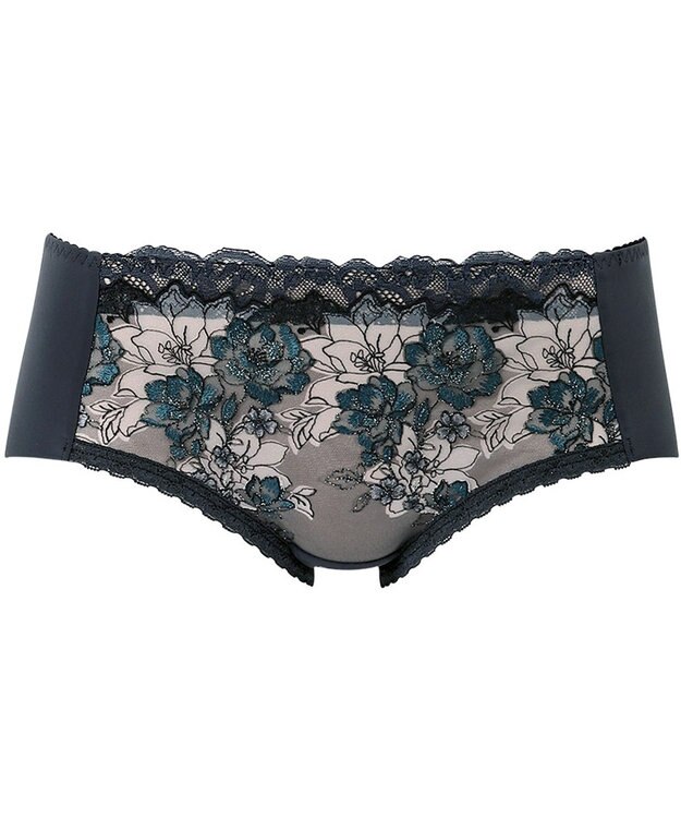 Wing ショーツ KB2721とペア 【後ろ姿きれいブラ】 はきこみ丈あさめ KF2421 ウイング／ワコール グレイッシュブルー