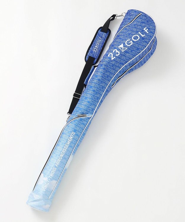 23区GOLF 【UNISEX】オリジナル変形ロゴ クラブケース スカイブルー系5