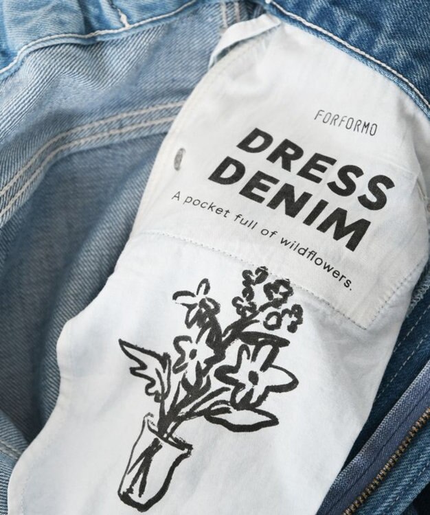 FORFORMO Adjustable Denim Pants アジャスタブルデニムパンツ ブルー