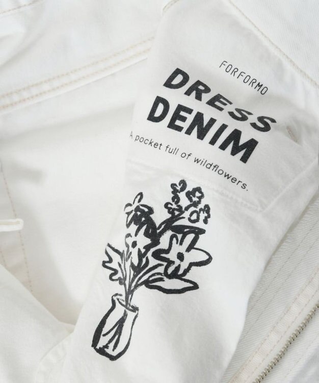 FORFORMO Adjustable Denim Pants アジャスタブルデニムパンツ ホワイト