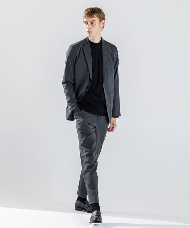 JOSEPH HOMME ハイゲージベアスムース　モックネック長袖Ｔシャツ ブラック系