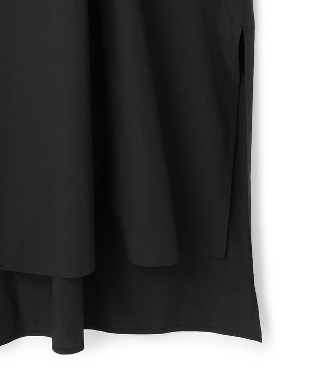 BEIGE， MALLOW / コットンタック バルーンスリーブドレス Black