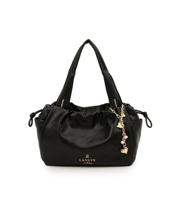 LANVIN en Bleu スフレ ハンドバッグ ブラック