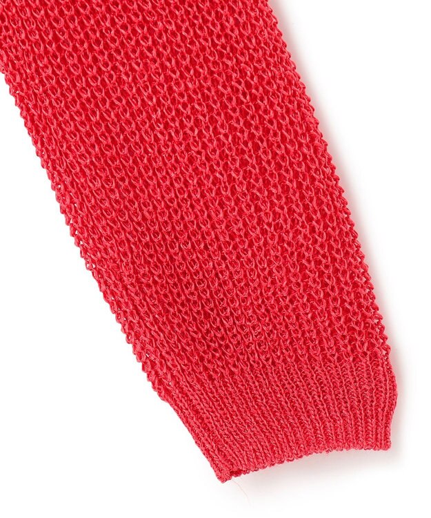 BEIGE， 【洗える】OPTICAL / ペーパーヤーンフーディージップニット Poppy Red