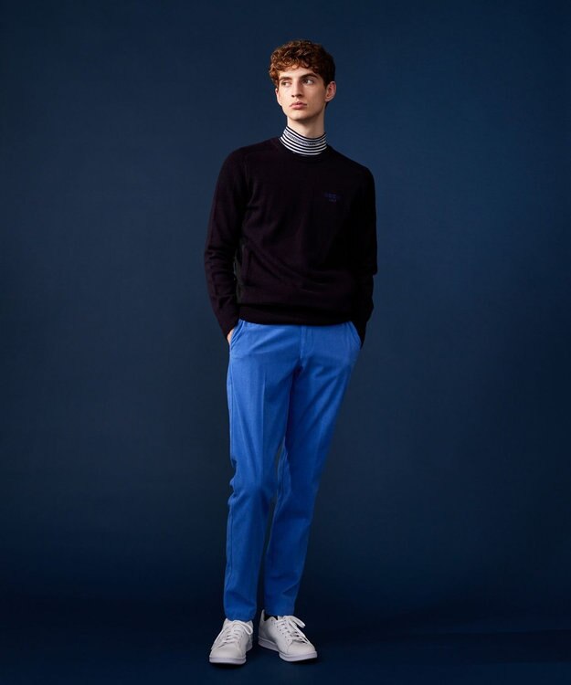 23区GOLF 【MEN】コーデュロイ カラー パンツ サックスブルー系