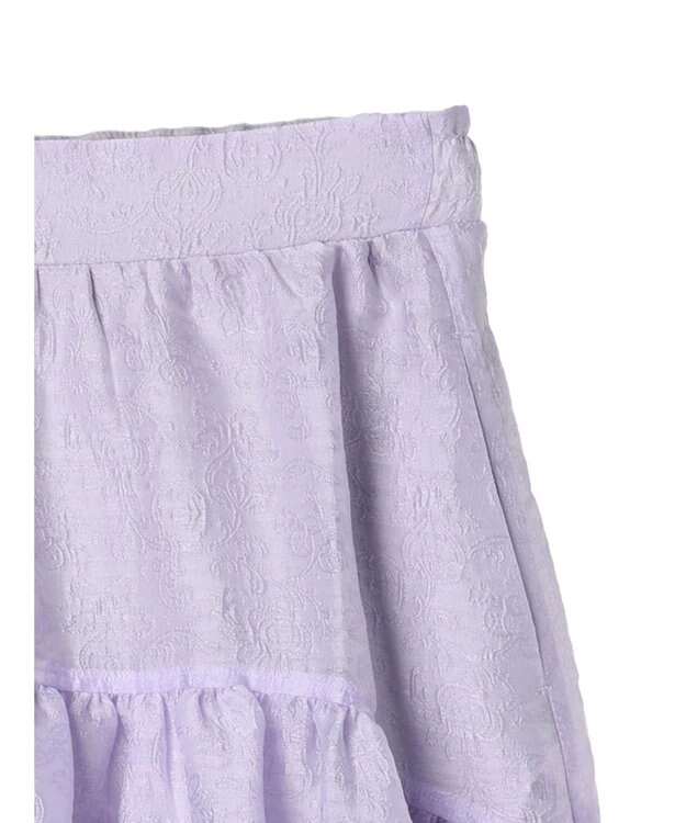Green Parks ジャガードボリュームスカート Purple